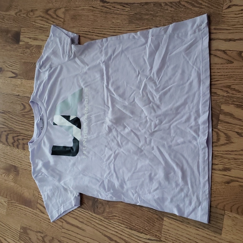 (S) Under Armour Loose Fit Classic Pastel Logo T-Shirt Crew Neck Athleisure